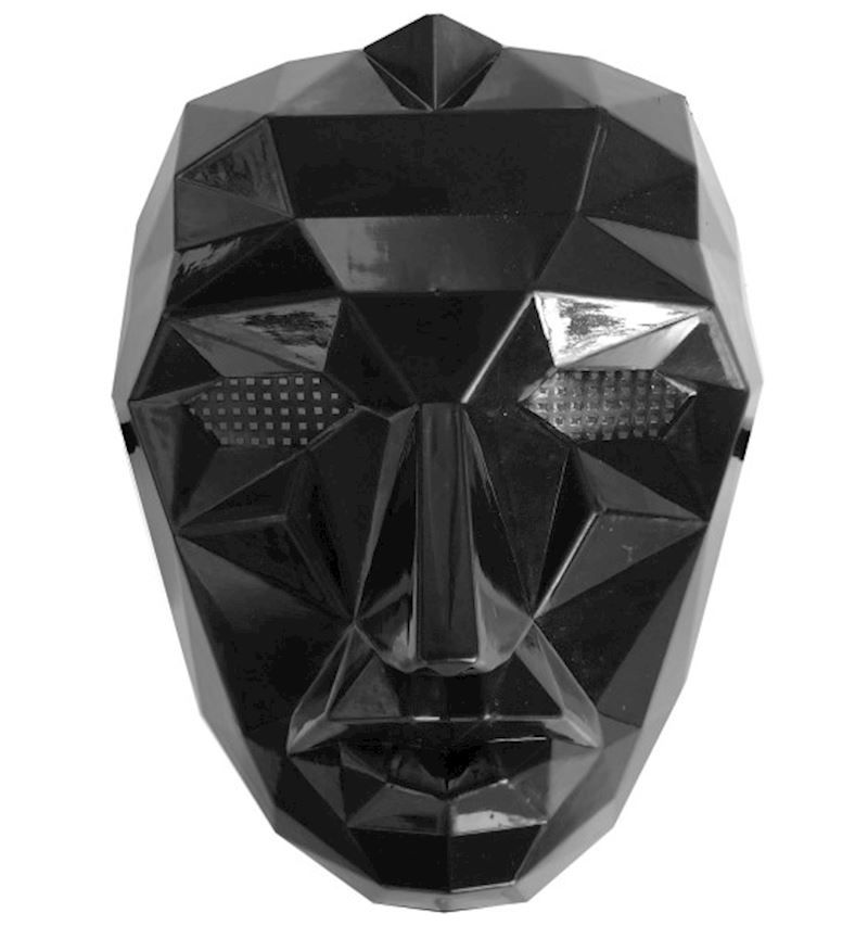 Masque noir Squid Game, pour carnaval, anniversaire, soirée déguisée, etc.