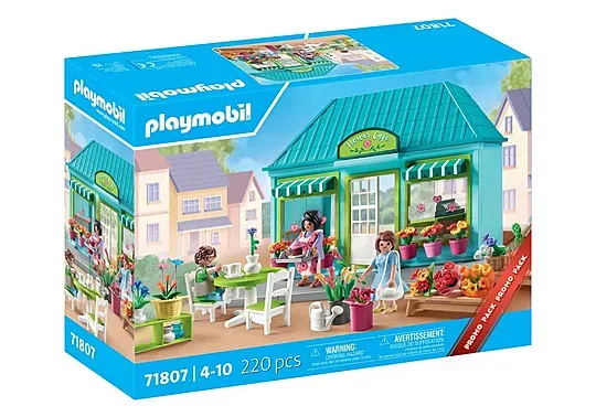 Playmobil la Boutique de fleuriste et salon de thé