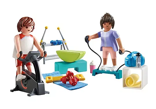 Playmobil Sportifs et matériel de fitness, vélo, haltères, etc.