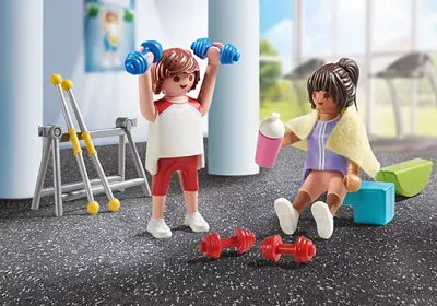 Playmobil Sportifs et matériel de fitness, vélo, haltères, etc.