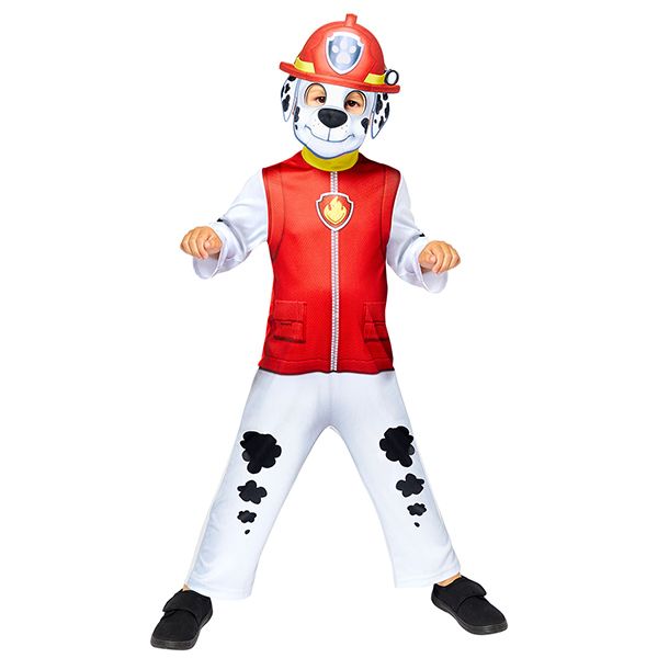Set costume combinaison Paw Patrol Pat Patrouille Marshall 4-6 ans (110cm), pour carnaval, anniversaire, déguisement
