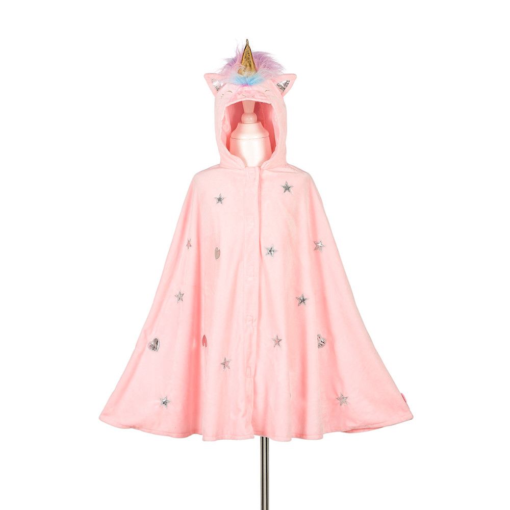 Costume Cape de licorne rose de 4 à 8 ans, pour carnaval, anniversaire, déguisement