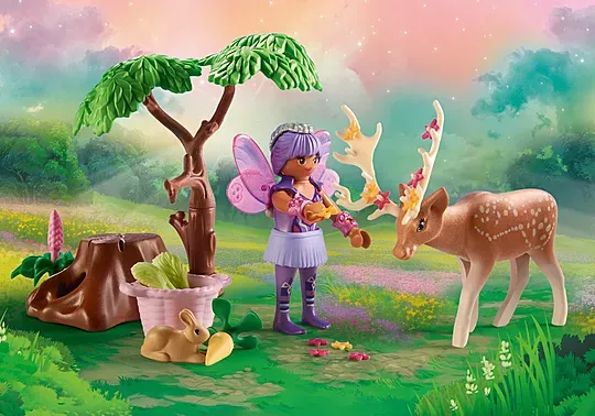 Playmobil Duo de fées avec animaux de la forêt enchantée