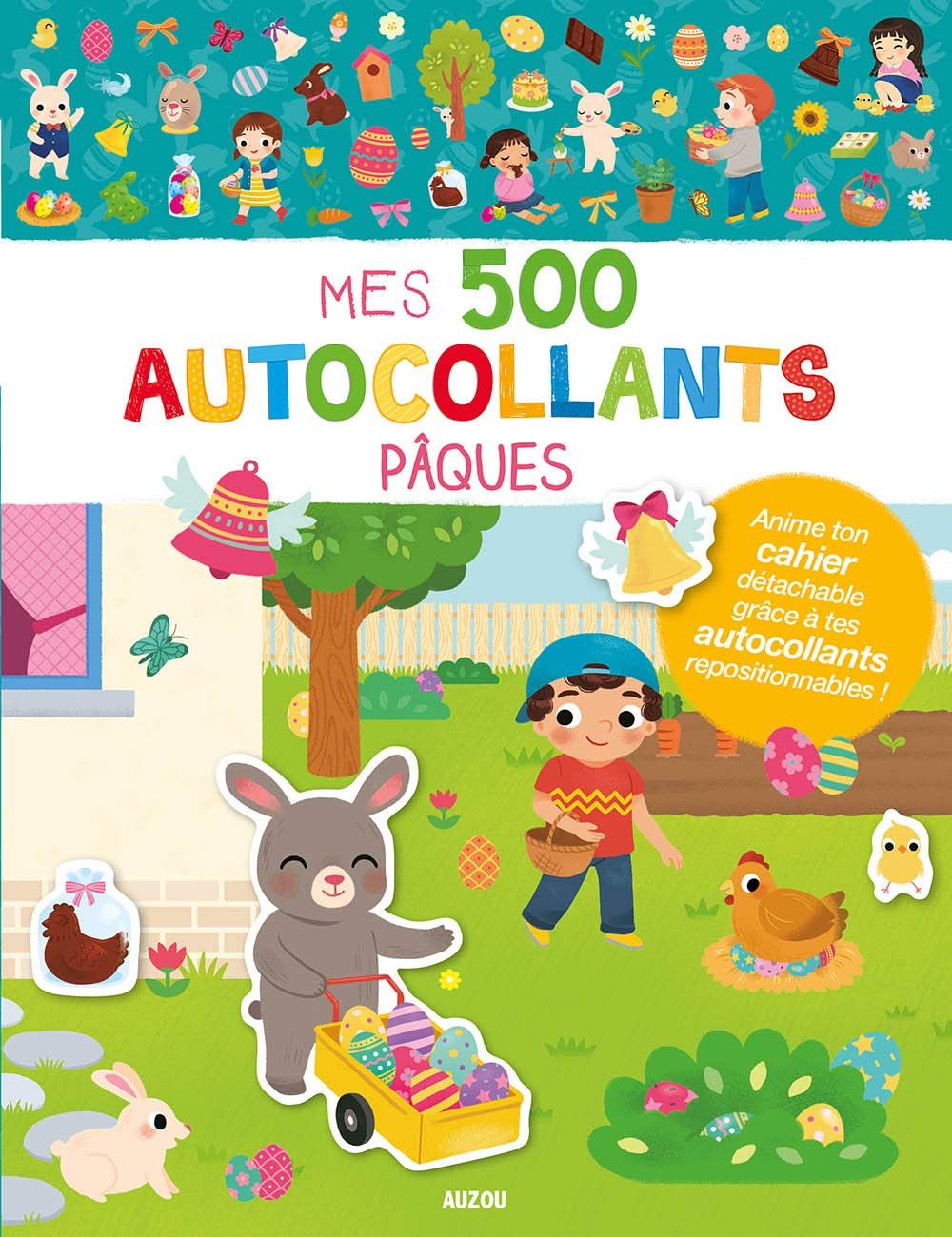 Livre Mes 500 autocollants - Pâques