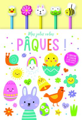 Cahier de Pâques Mes jolis colos avec crayons et gommes