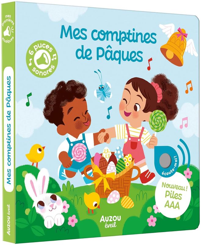 Livre MES PREMIERS SONORES - Mes comptines de  Pâques