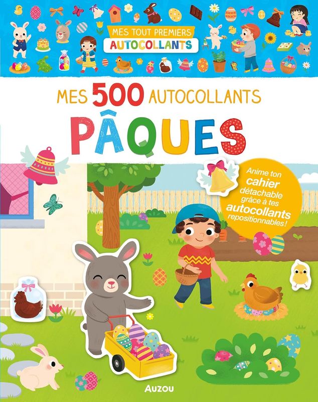 MES TOUT PREMIERS AUTOCOLLANTS - 500 autocollants de Pâques