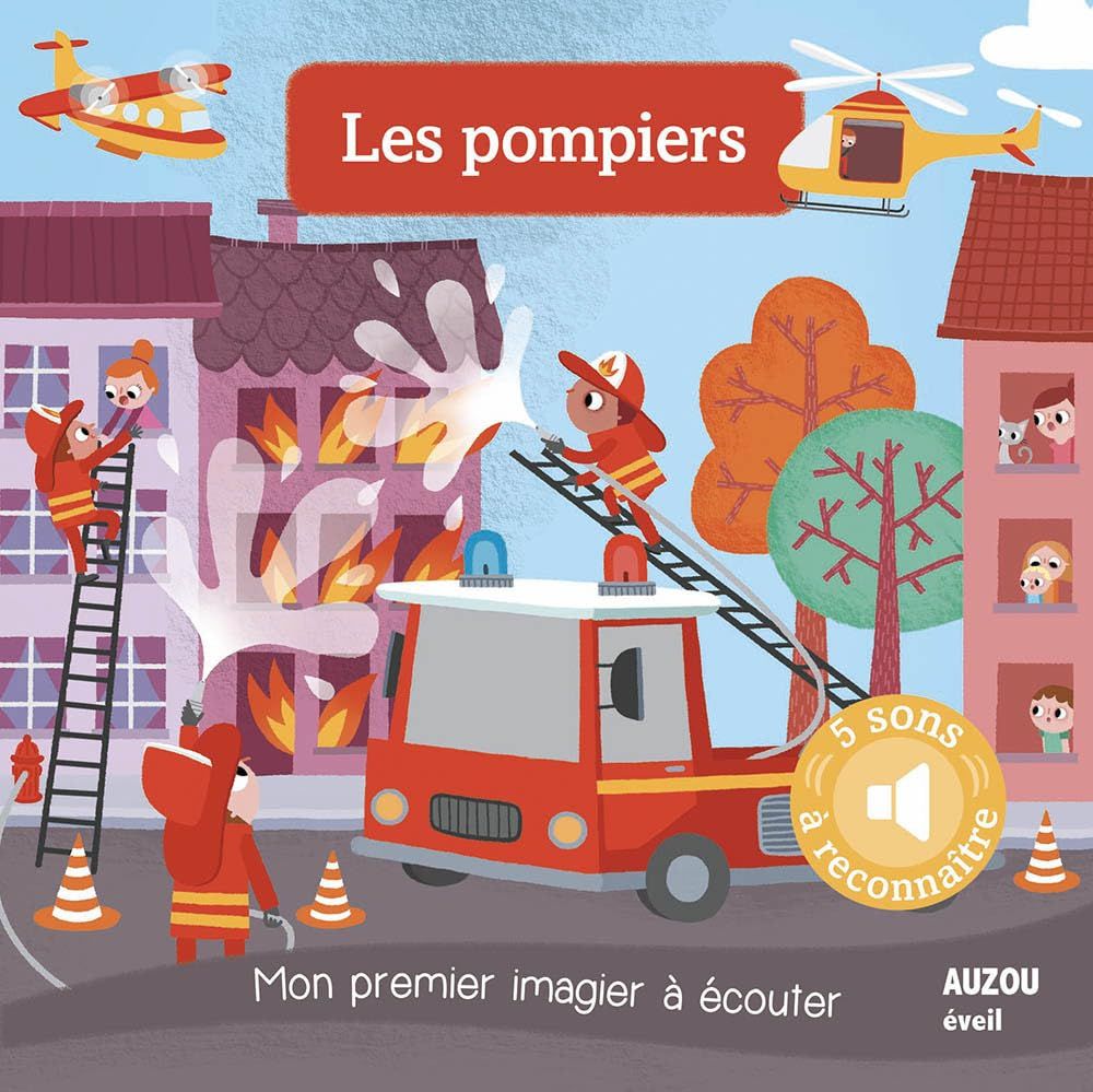 LIVRE LES POMPIERS - NOUVELLE EDITION (COLL. MON PREMIER IMAGIER A ECOUTER)