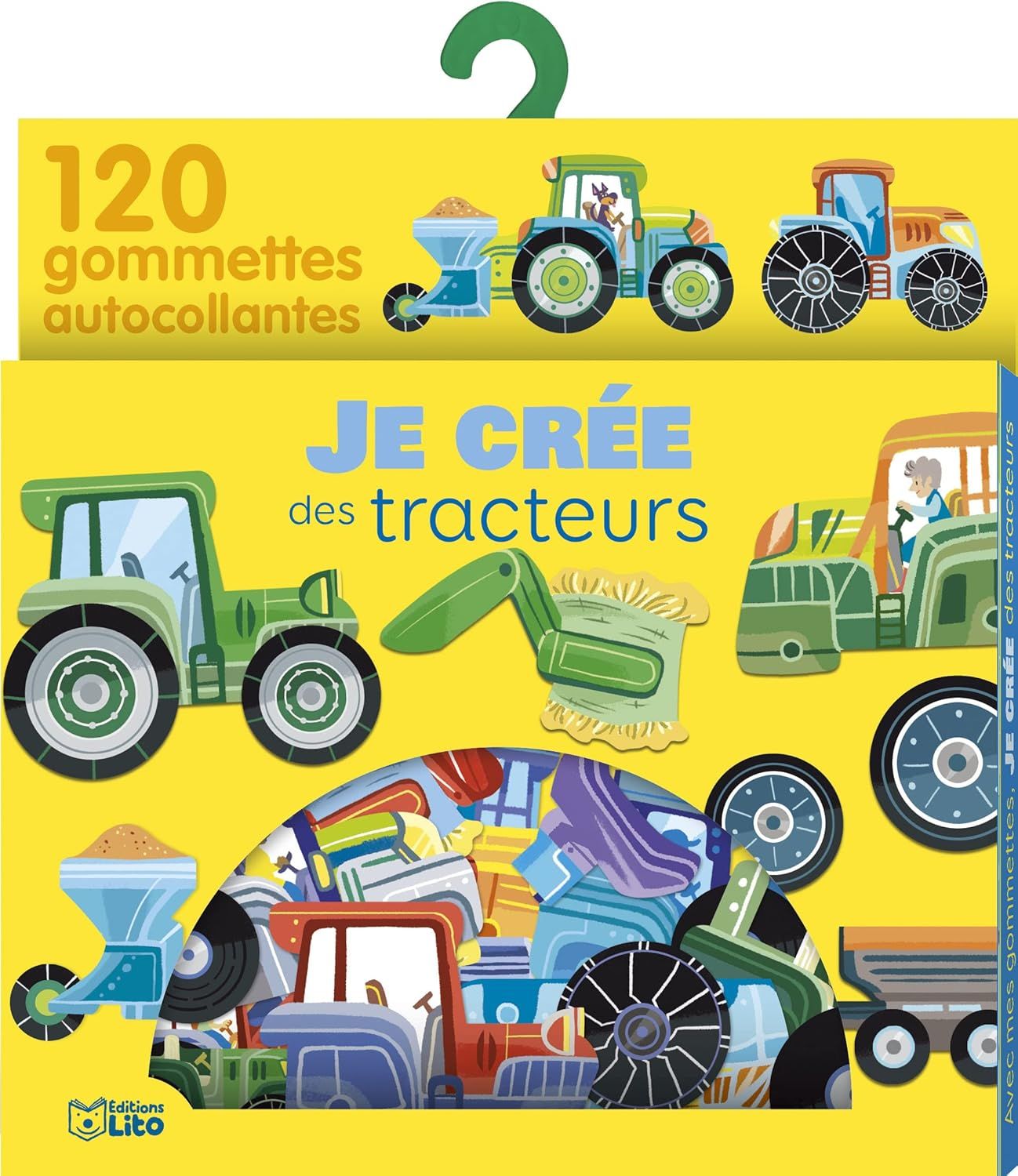 Avec mes gommettes, je crée - Des tracteurs - Dès 3 ans