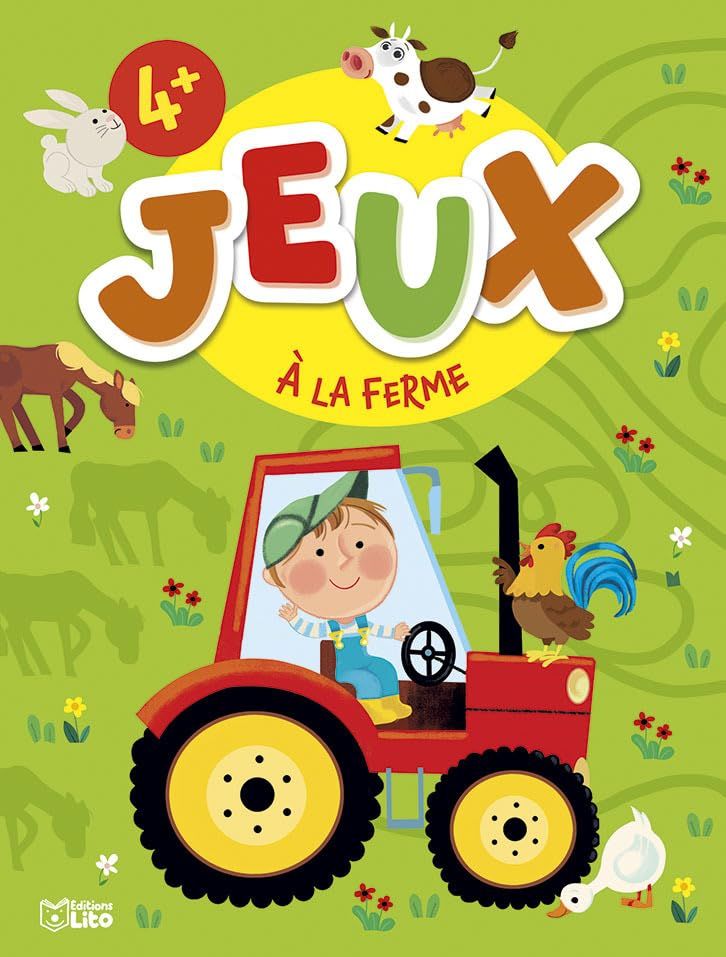 Livre Je joue avec - A la ferme - Dès 4 ans