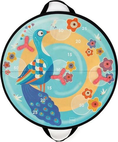 Scratch cible magnétique paon, dès 3 ans