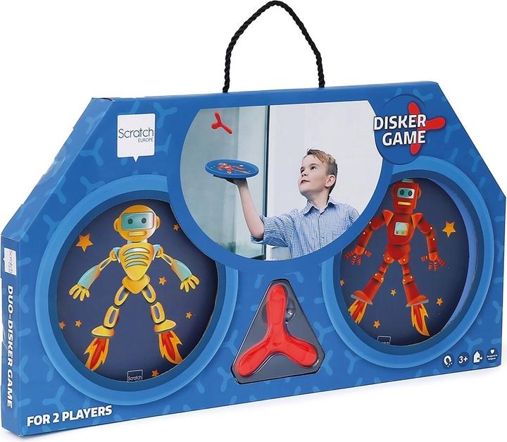 Scratch Jeu de lancer magnétique Robot, dès 3 ans