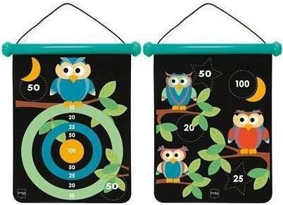 Scratch Jeu de fléchettes magnétique Hibou, dès 5 ans
