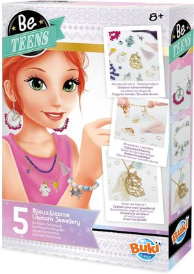 Buki Bijoux licorne, boucles d&#39;oreilles, bracelets, colliers, dès 8 ans