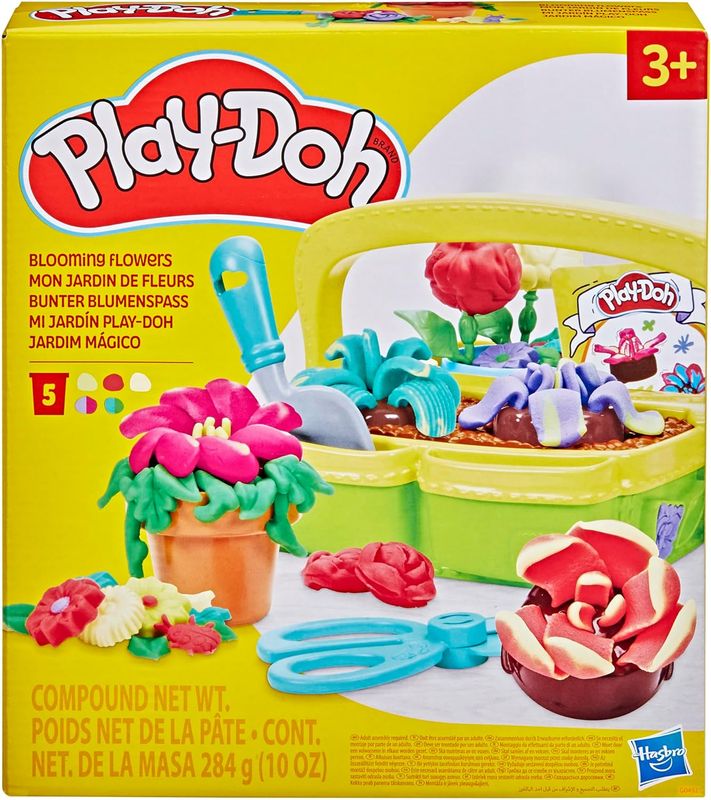 Play-Doh Mon Jardin de Fleurs, Coffret de pâte à Modeler, dès 3 ans