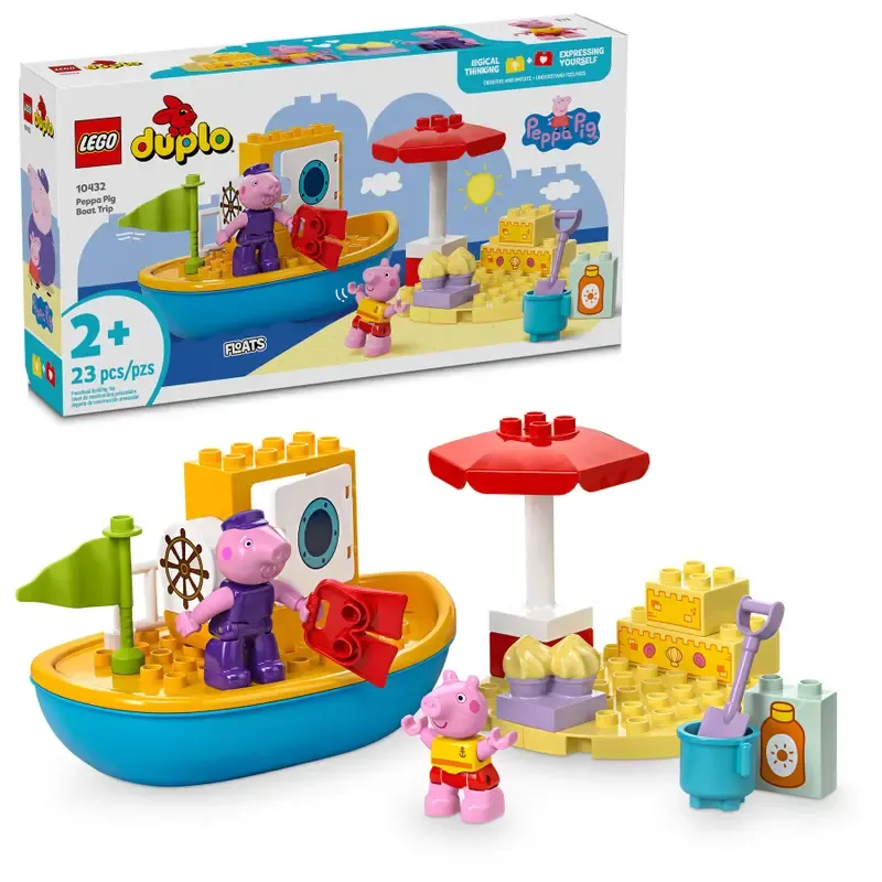 Lego Duplo Le voyage en bateau de Peppa Pig