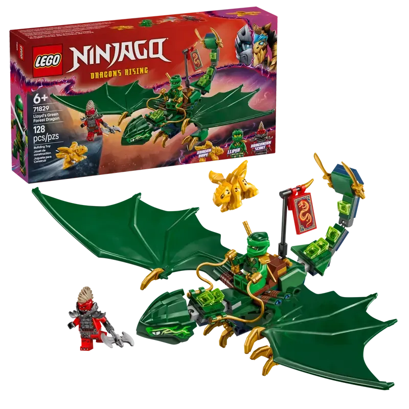 Lego Ninjago Le dragon vert de la forêt de Lloyd