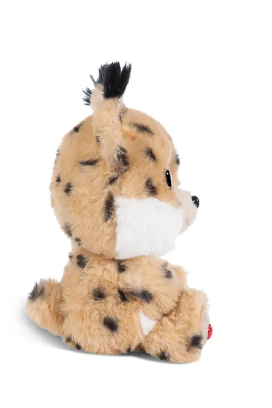 NICI GLUBSCHIS Doudou en peluche Lynx Lenzo 15cm crème