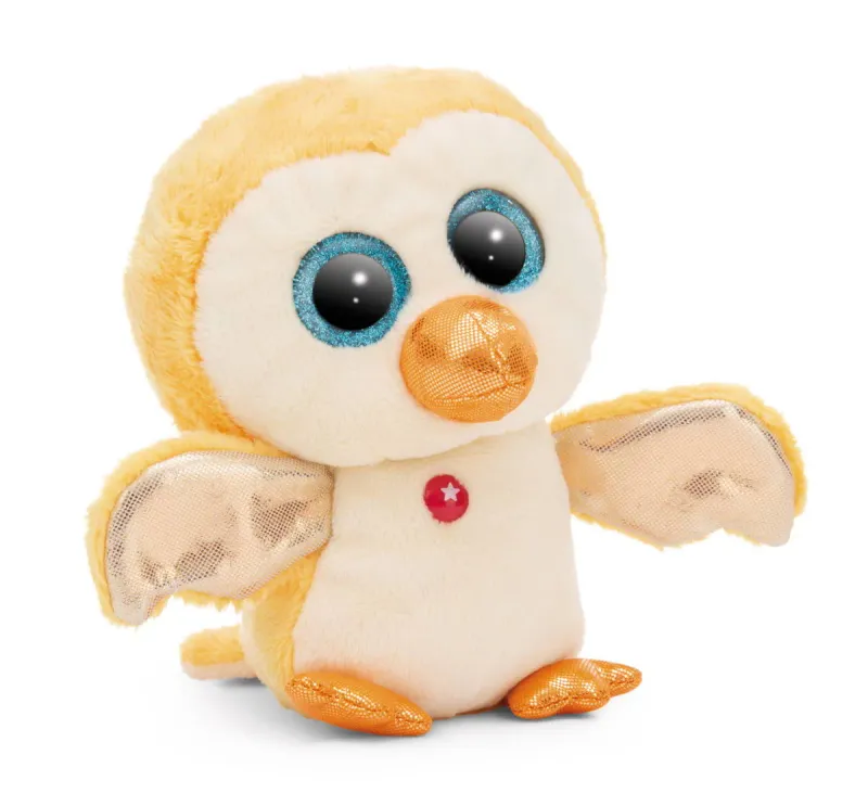 NICI GLUBSCHIS Oiseau en Peluche Jubidi 15 cm - Doudou avec de Grands Yeux Scintillants