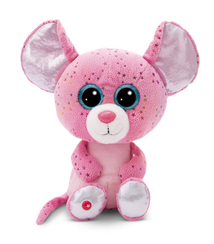 NICI Peluche GLUBSCHIS Souris Miss Mausie 25cm Rose - Doudou