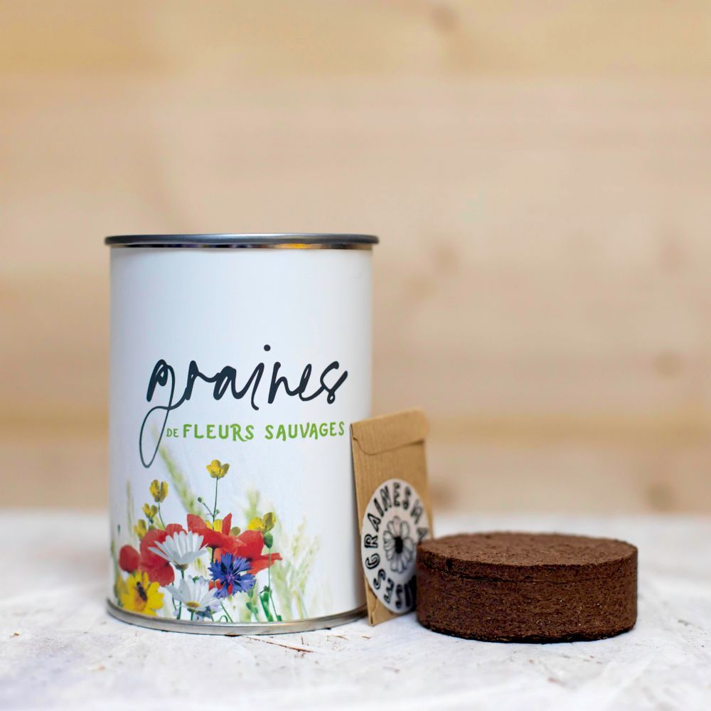 Kit graines  à semer &quot;Graines de fleurs sauvages&quot; Fabriqué en France