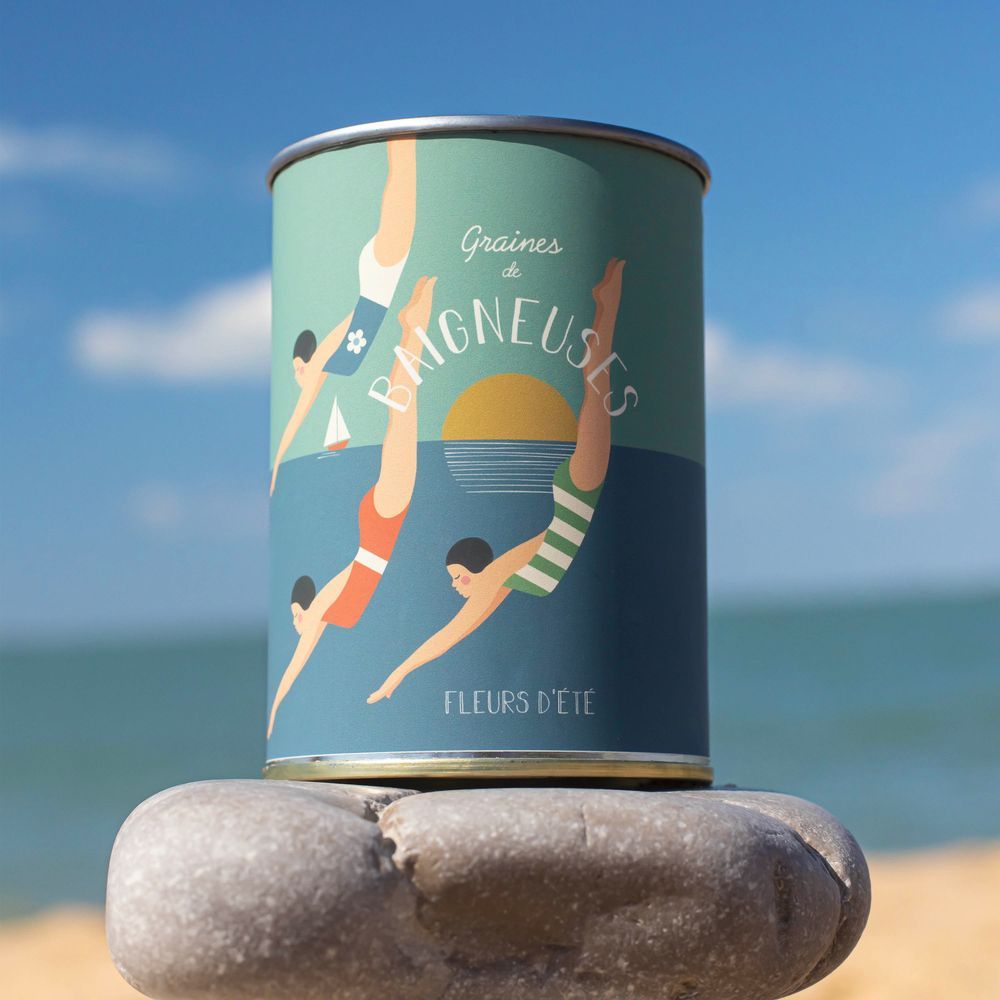 Kit graines à semer &quot;Baigneuses&quot; - Mélange de fleurs sauvages