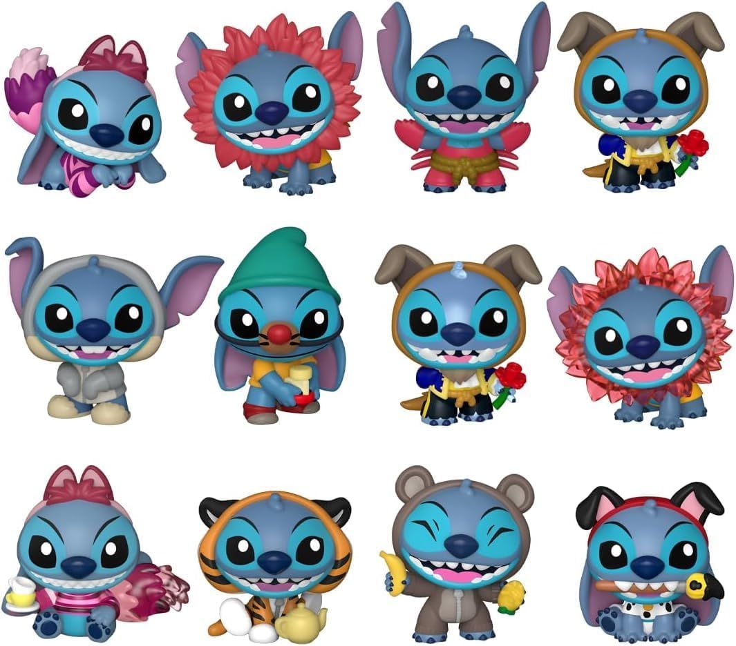 Funko Mystery Mini - Disney - Stitch in Costume - 1 à 12 collectionne-les tous! - Styles Vary - Disney: Lilo &amp; Stitch- Mini-Figurine en Vinyle à Collectionner