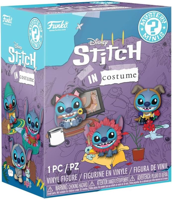 Funko Mystery Mini - Disney - Stitch in Costume - 1 à 12 collectionne-les tous! - Styles Vary - Disney: Lilo &amp; Stitch- Mini-Figurine en Vinyle à Collectionner