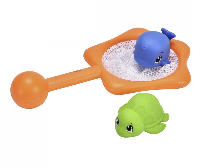 ABC Jeu de pêche pour l'eau, dès 1 an, épuisette avec poisson et tortue