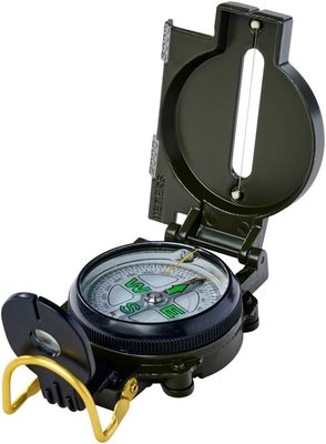 Boussole avec boîtier en métal, à Rabat, Dispositif de visière, diamètre : 52 mm, à partir de 3 Ans
