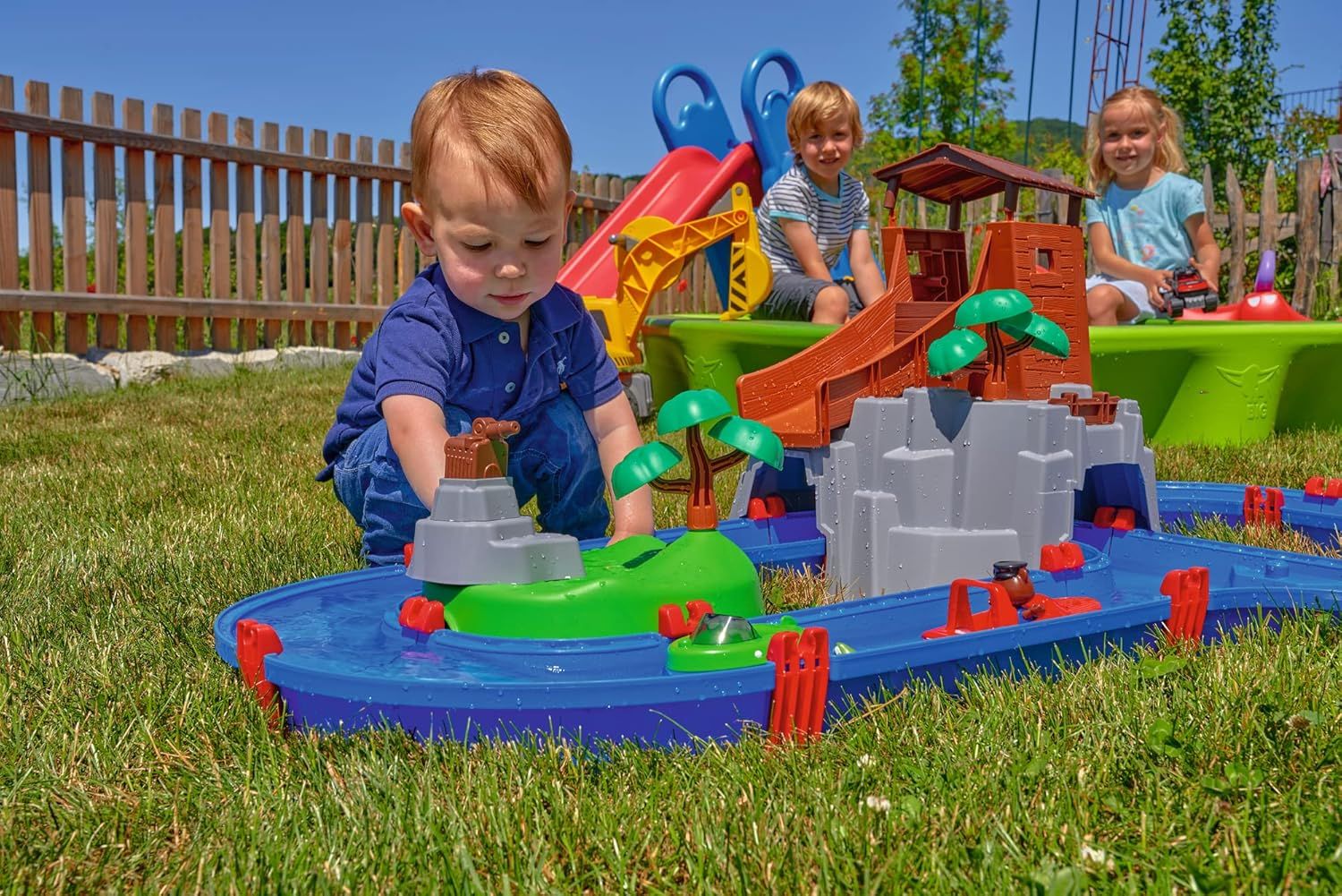 Aquaplay Set Aventure, circuit d&#39;eau dès 3 ans-Jeu plein air pour enfant