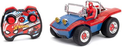 Jada - Marvel - RC Buggy Spiderman - Voiture Radio-Commandée Fonction Turbo - Echelle 1/24ème - Dès 6 Ans