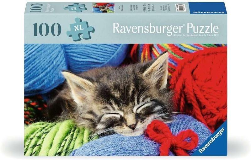 Ravensburger - Puzzle  100 pièces, grand modèle d'image et support inclus - Puzzle de qualité supérieure fabriqué en Europe