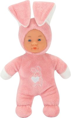 Poupée en Tenue de Lapin avec Pression sur Le Ventre, Les Oreilles s&#39;installent à partir de 12 Mois 24 cm