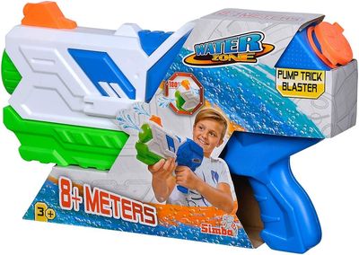 Pistolet à Eau – Embout Rotatif à 180 ° – Double Jet – Mécanisme de Pompe – Volume du réservoir : 750 ML – Portée : 8 m