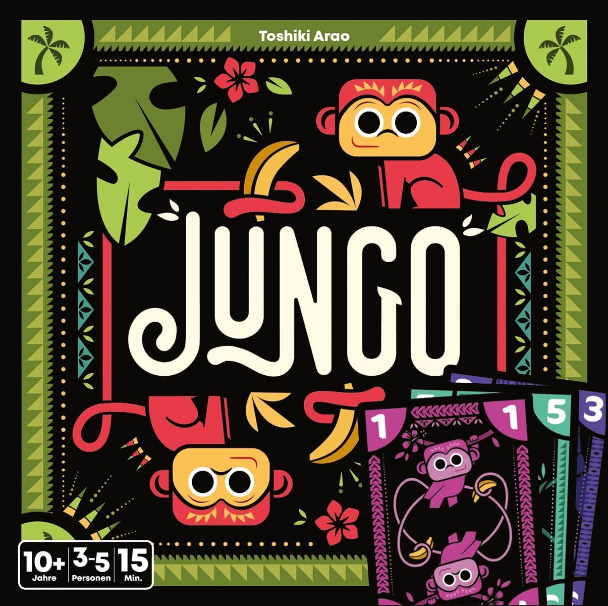 Cocktail Games, Jungo Jeu de Cartes Familial 3 à 5 Joueurs à partir de 10 Ans