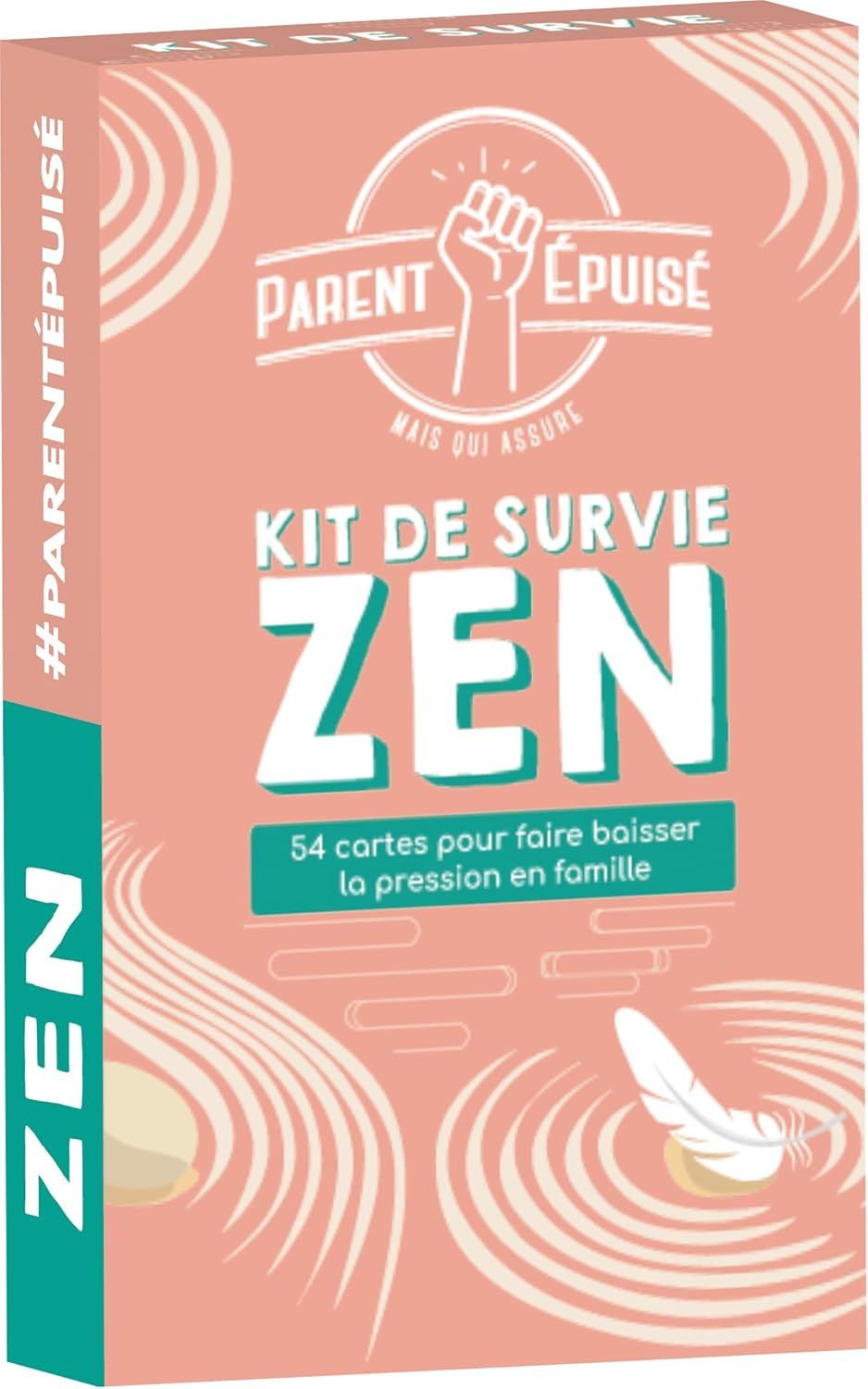 Asmodee - Funomenum - Parent Epuisé : Kit de Survie Zen - Jeux de société - Jeux de cartes