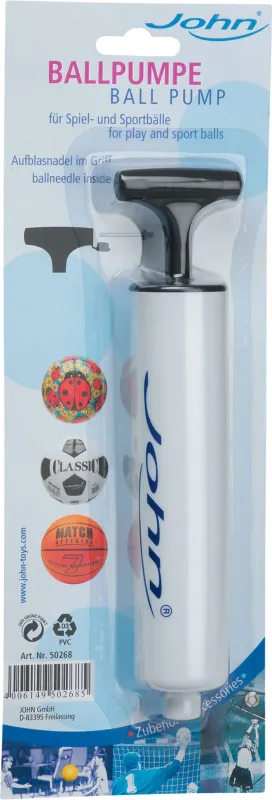 Pompe pour ballons 6' avec aiguille métallique, sous blister