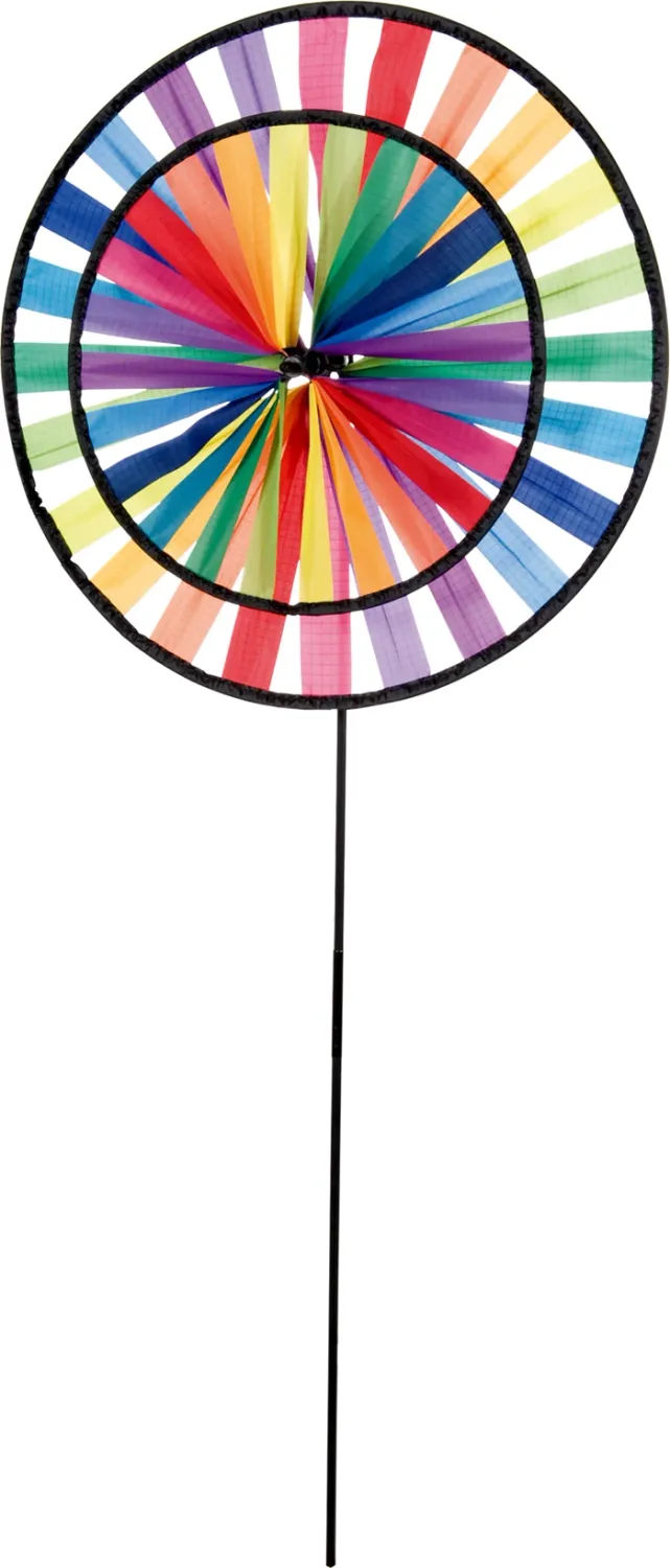 Éolienne Duett Rainbow ø 44 cm, 69 cm, polyester, résistant intempéries et UV