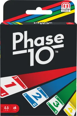 Phase 10 jeu de cartes d/f/i dès 7 ans 2-6 joueurs. jeu de cartes. durée 60 min.
