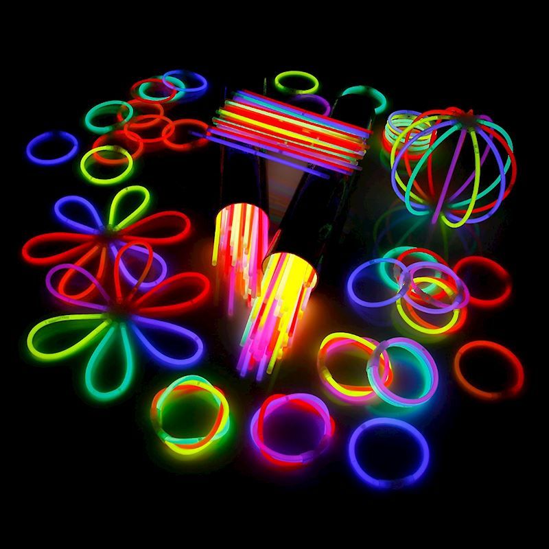 Bracelets luminescent 6 couleur assortis  100 pièces