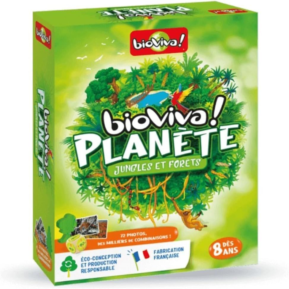 BIOVIVA - Planète - Jungles et forêts - Jeu de société ludique dès 8 ans