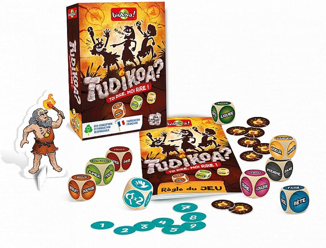 BIOVIVA - Cro-Magnon - Tudikoa - Jeu de société ludique dès 12 ans