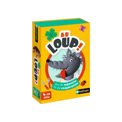 Nathan jeu de cartes Au Loup!