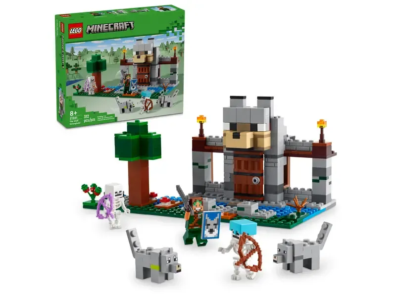Lego Minecraft La forteresse du loup