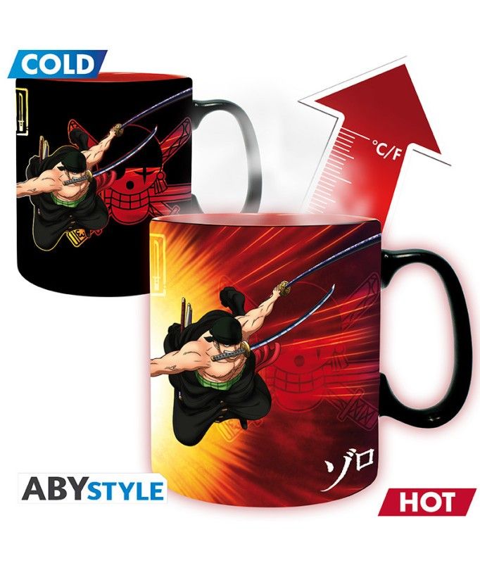 Mug, tasse - Thermo-réactif - One Piece - Zoro &amp; Sanji