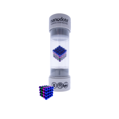 Billes magnétiques Nanodots 64 arc-en-ciel/Rainbow