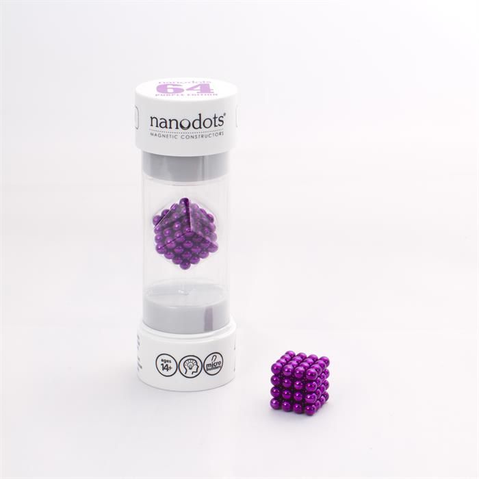 Billes magnétiques Nanodots 64 Purple Violet