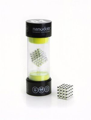 Billes magnétiques Nanodots 64 Argent
