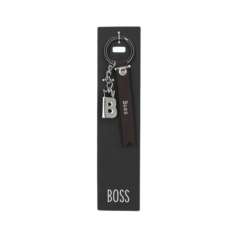 Porte-clés en cuir &quot;Boss&quot;